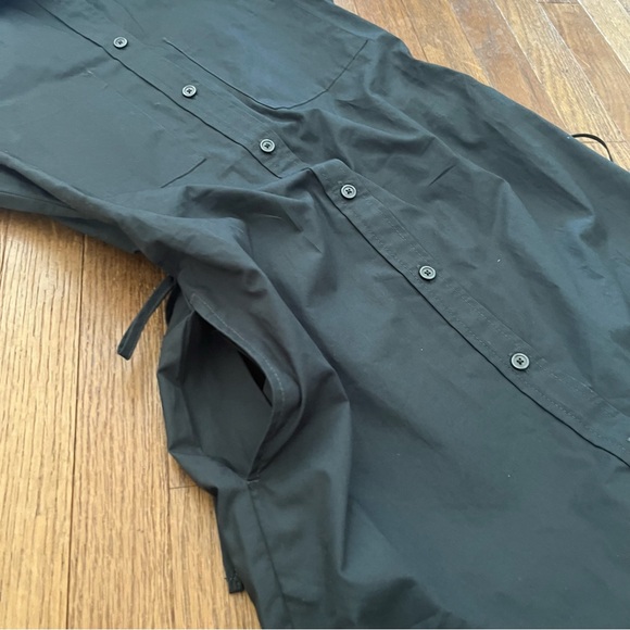 GAP Black Shirt Utility Dress Cut Out Back  Size XS - Picture 8 of 8